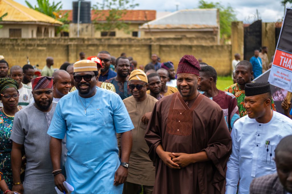 water tower dedication ceremony in Ekiti State Nigeria